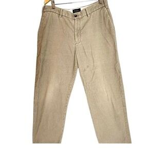Eddie Bauer Classic Fit Corduroy Pants Khaki Mens Size 36x34 Casual Trousers